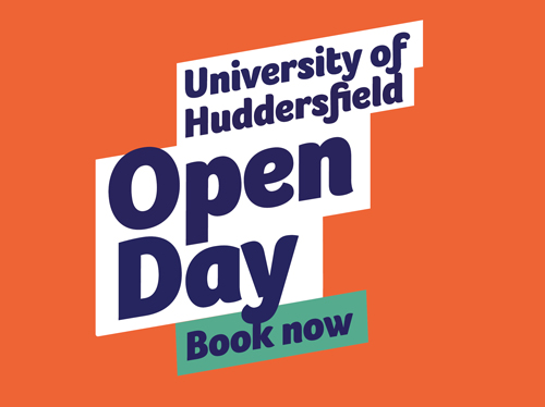 Open day banner on mobile