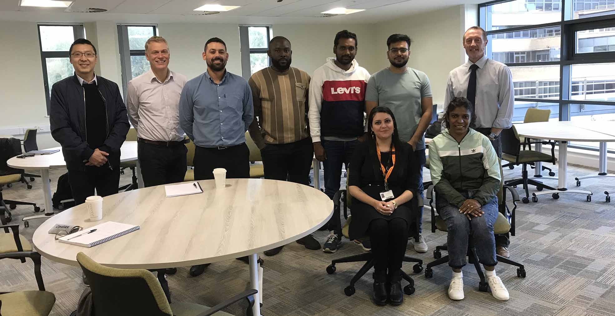 MBA students at the first workshop of the year
