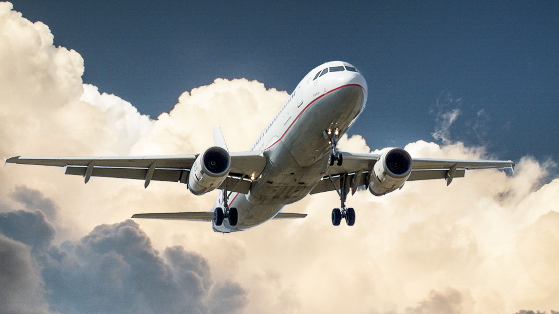 Aircraft in mid-air