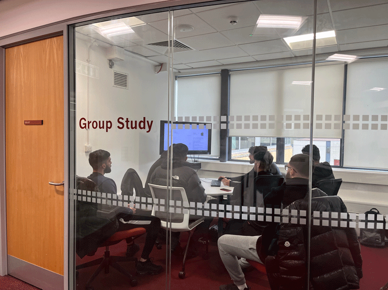 Group study campus spots