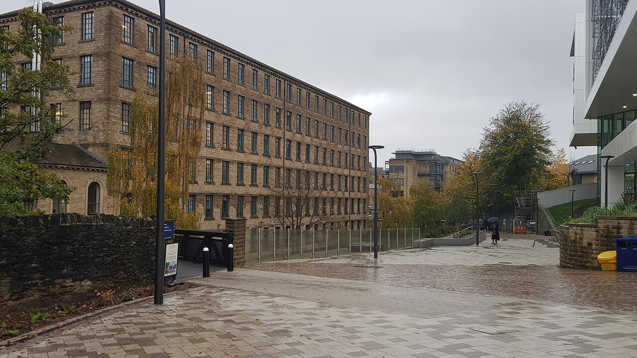 University of Huddersfield Sparck Jones building a converted mill home to the School of Computing and Engineering