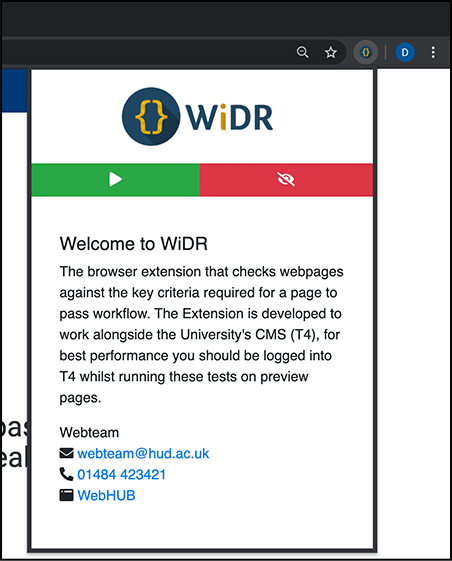 WiDR Fixed Screenshot