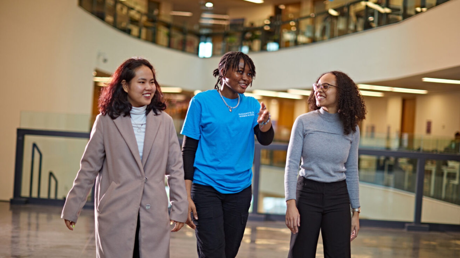 Students in Oastler Building