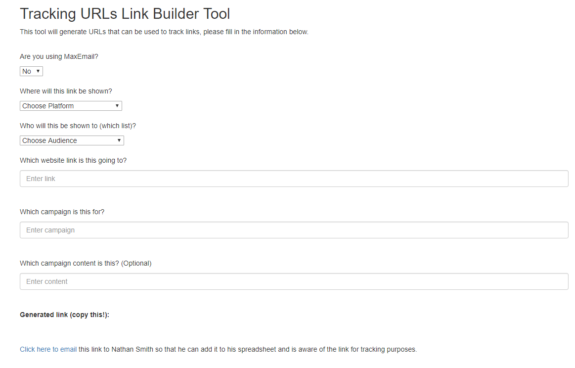How to use the link builder tool - University of Huddersfield