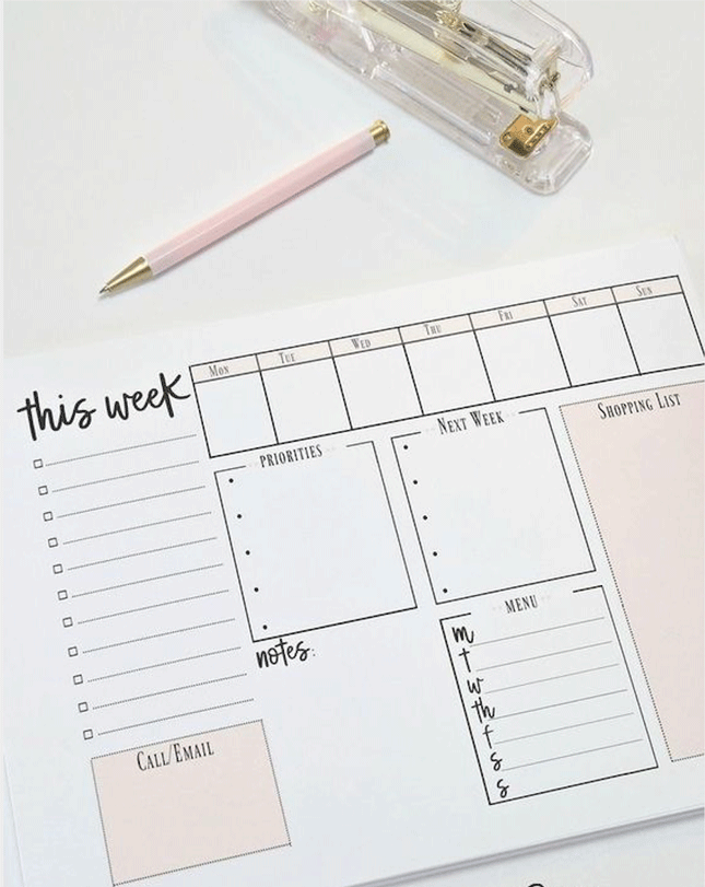 Making tasks more manageable - organiser