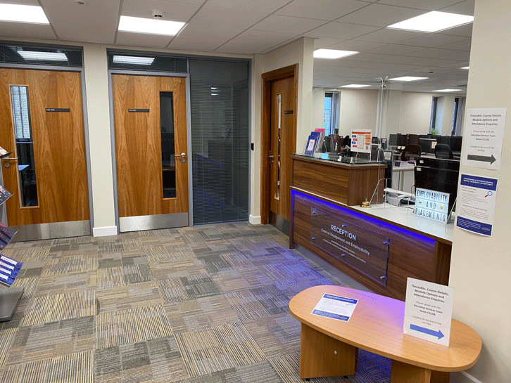 Careers blog - employability placement reception