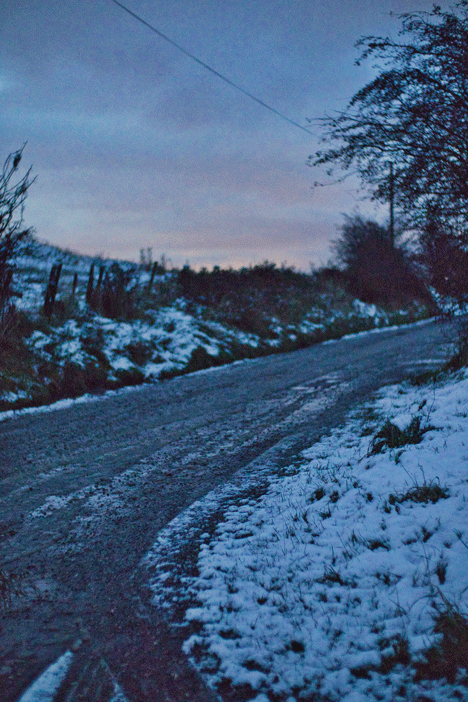 Winter Walks blog - Snowy Road