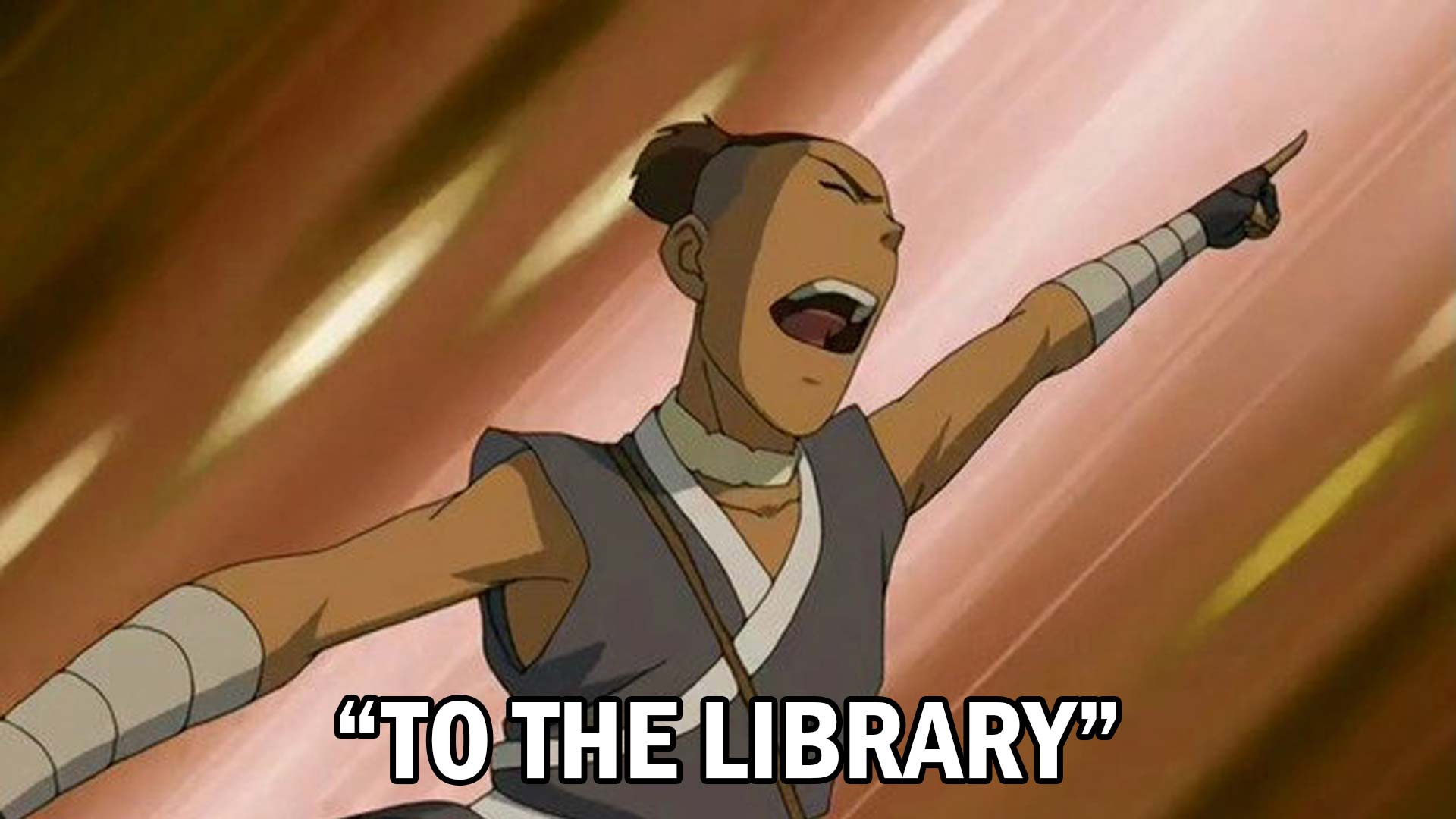 MEME - To the library!