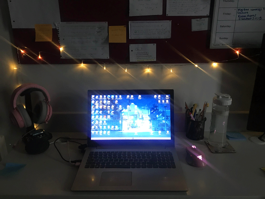 Desk - Student Christmas blog