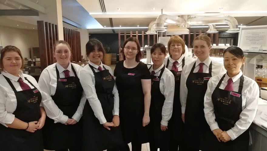 Crowne Plaza - team photo