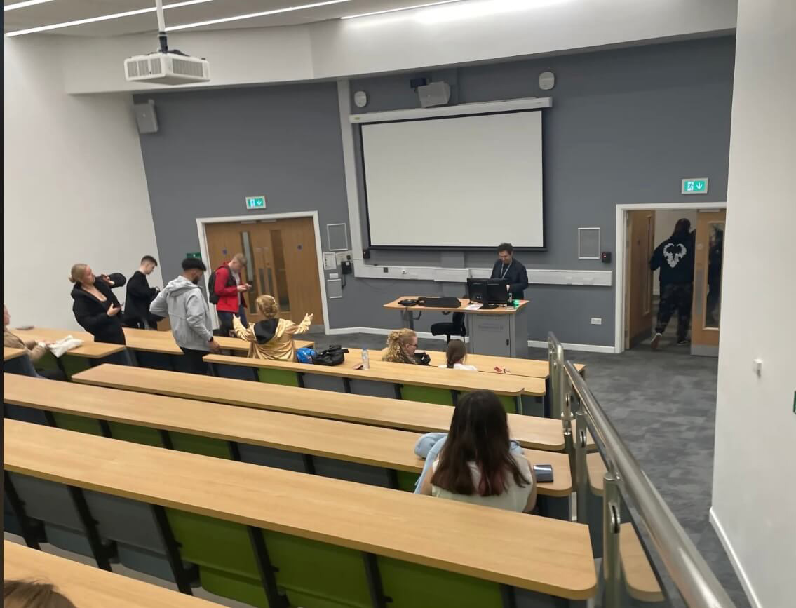 University of Huddersfield Bronte lecture theatre