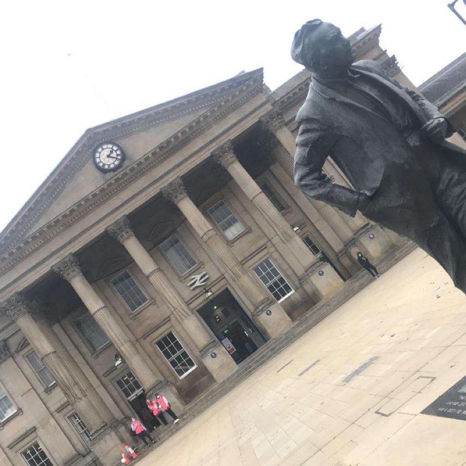Huddersfield train station 