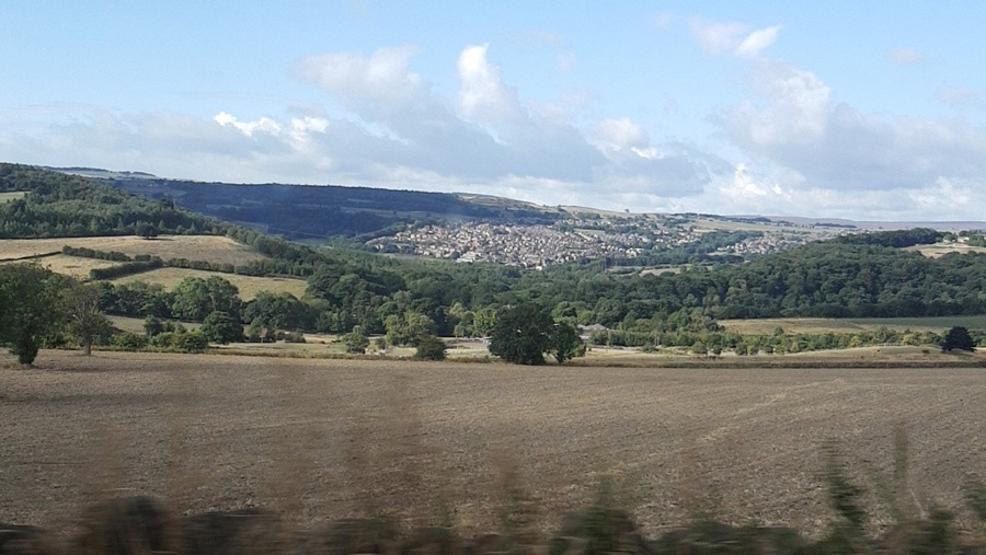 A picture of a field in Huddersfield