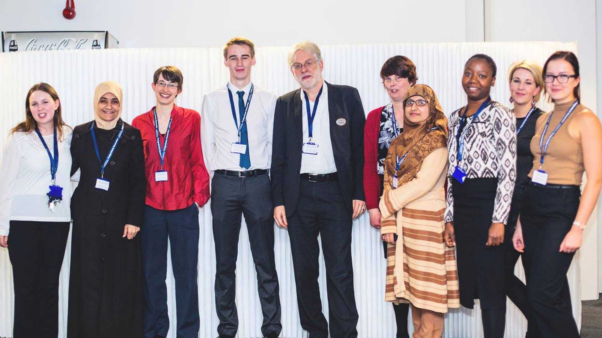 Photo of the PGR conference committee lined up.