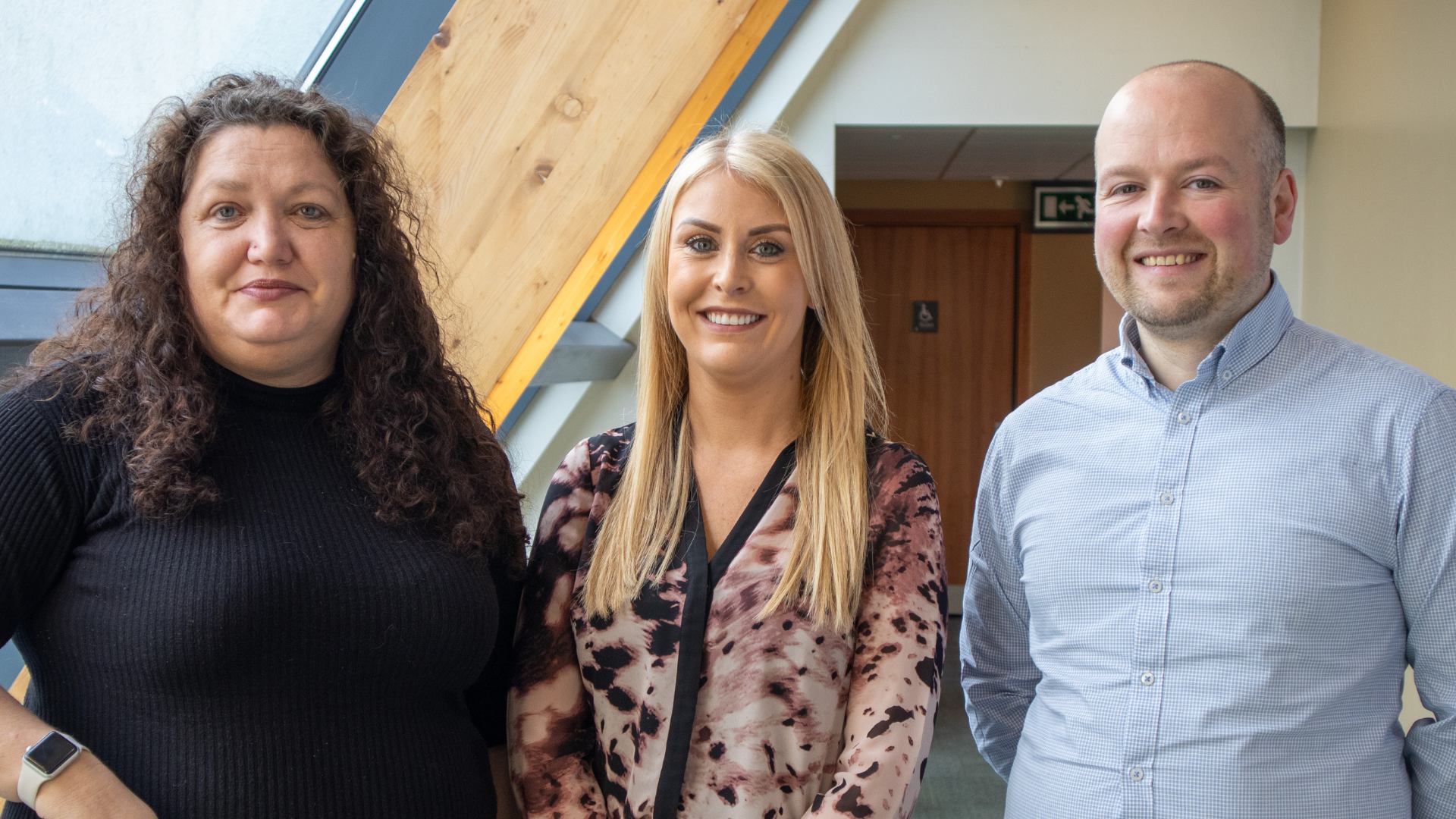 Lidia, Shelley, Daniel Senior Leader Apprentices NHS