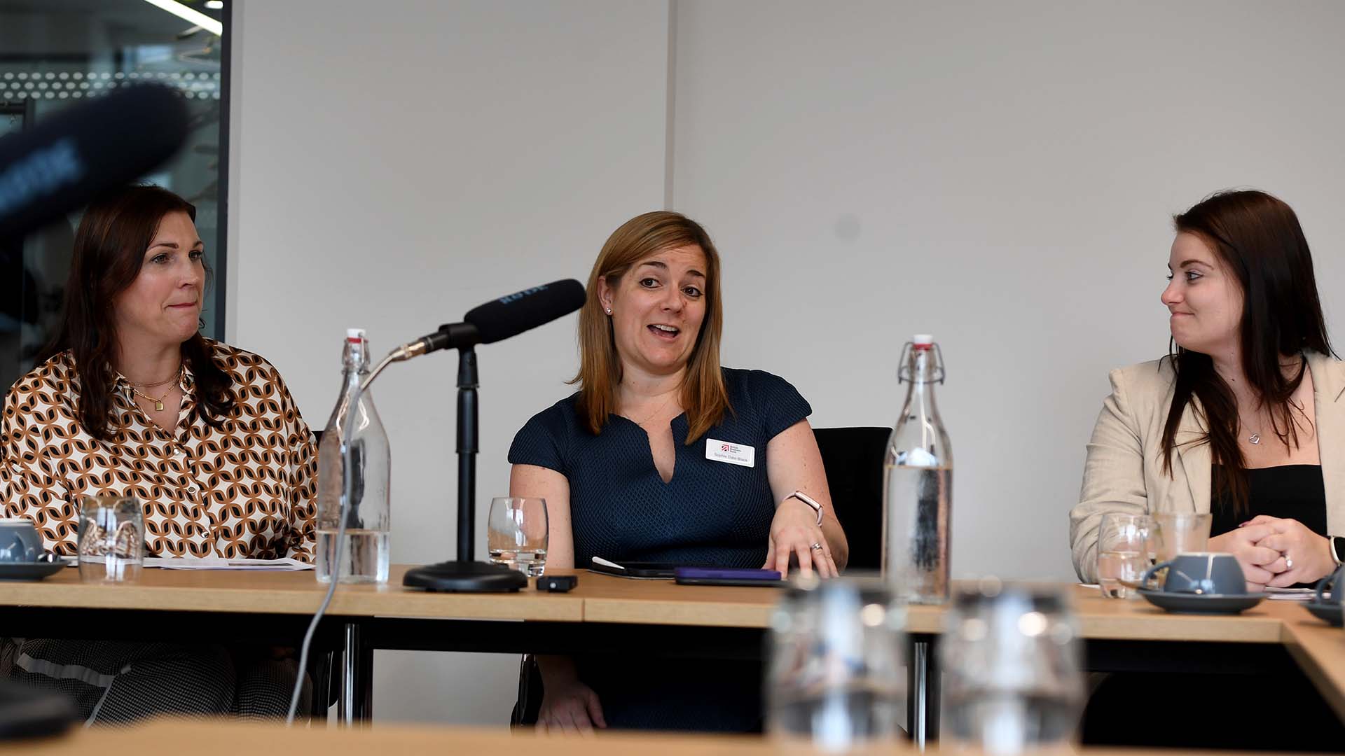 Olga at a Lloyds Banking round table event