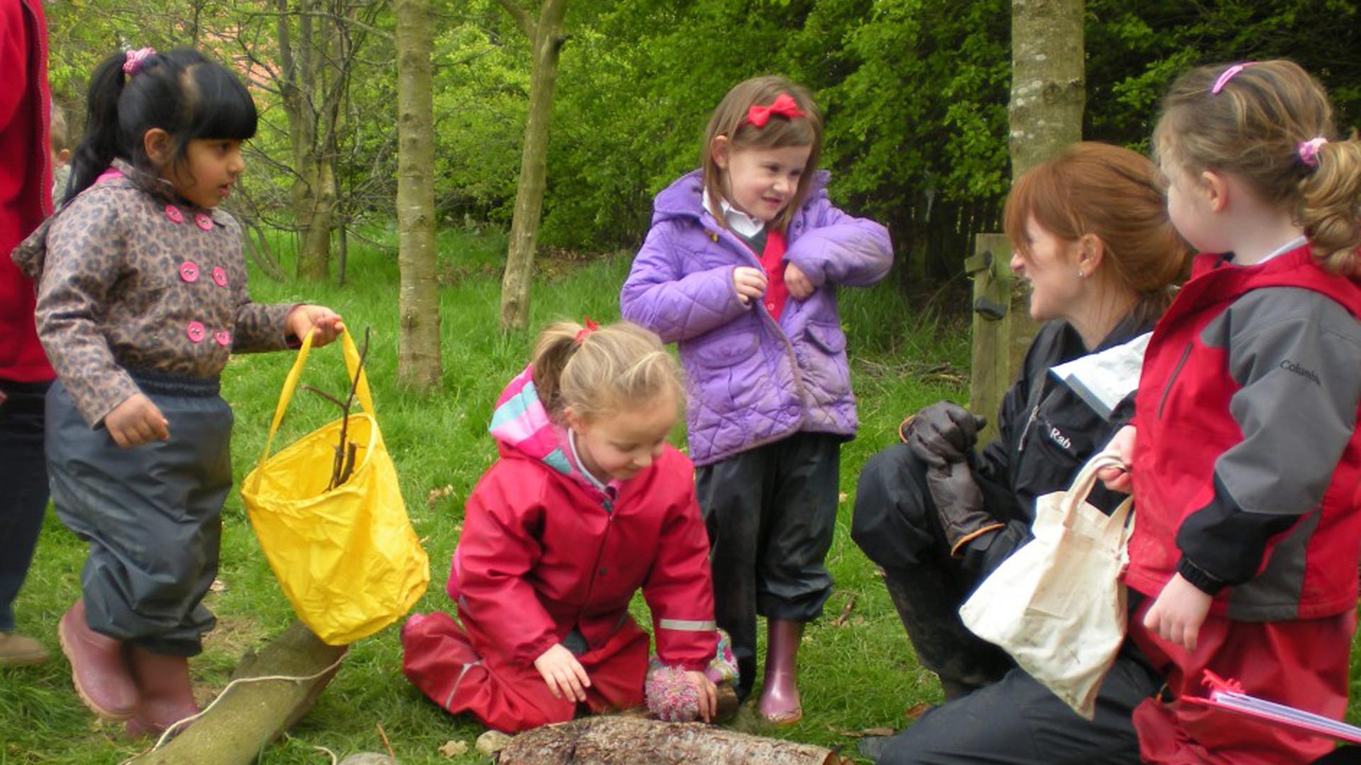 Forest school teaching