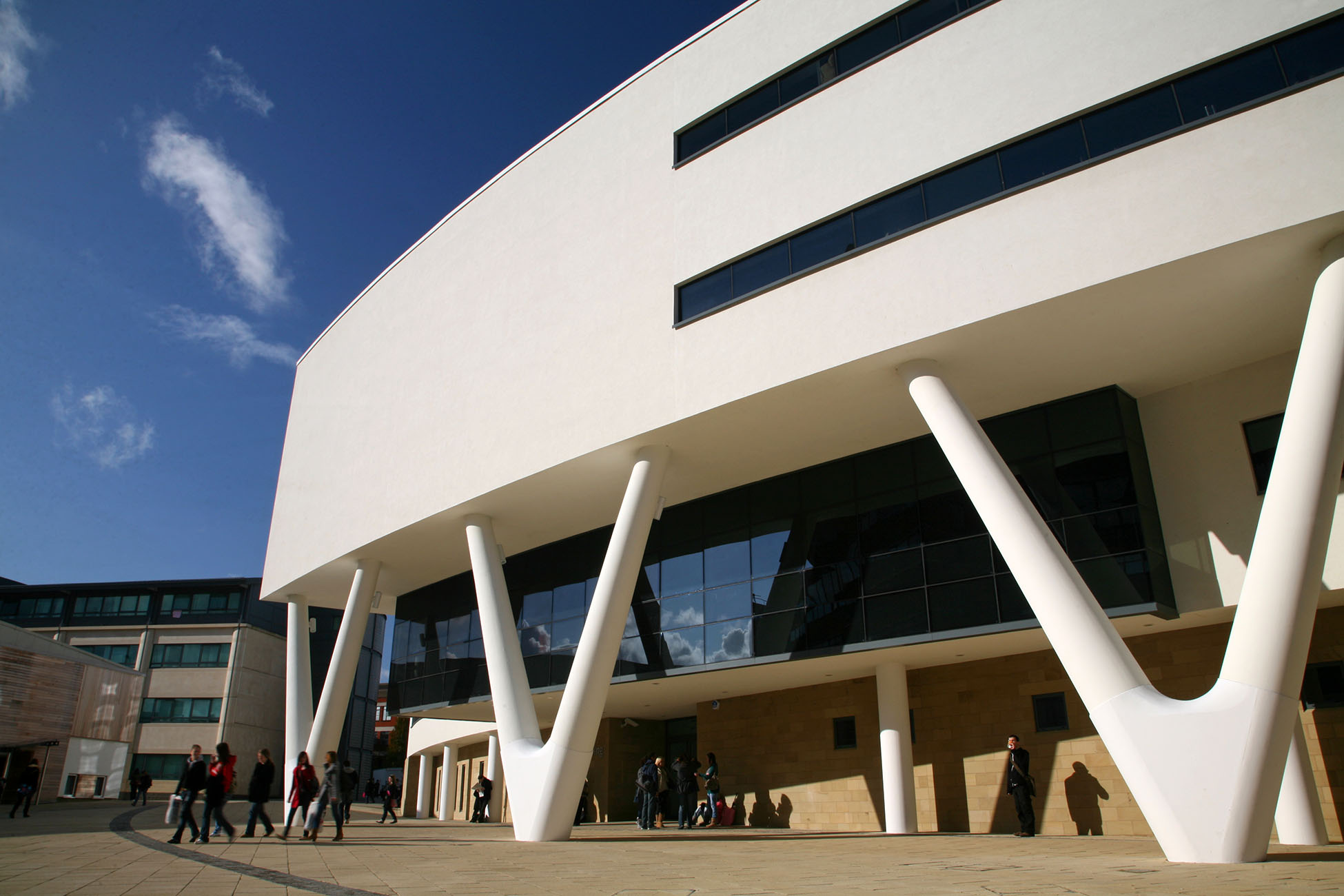 External shot of the Creative Arts Building