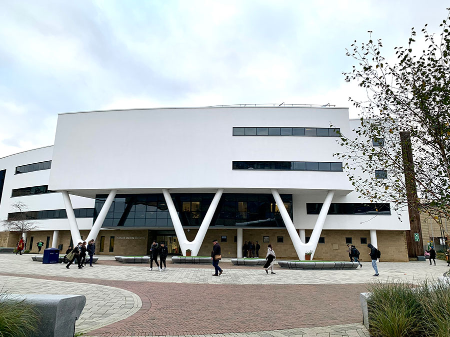 The Richard Steinitz building, home to the Music department.